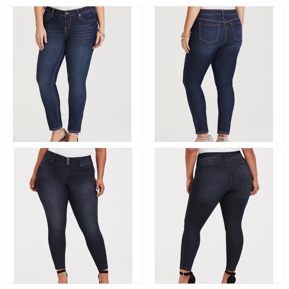 Torrid jeans and jeggings 2 pairs total.  Size 26S